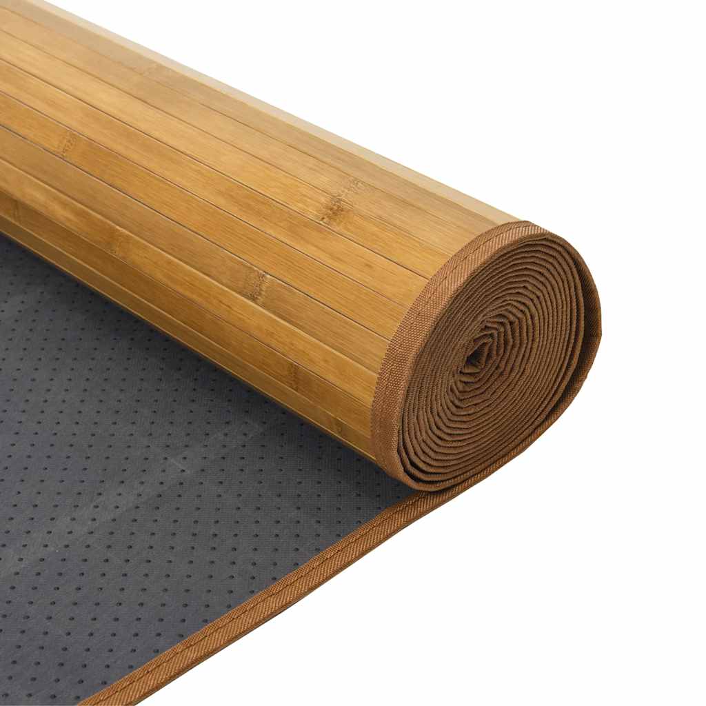 Tepih pravokutni prirodni 80 x 100 cm od bambusa