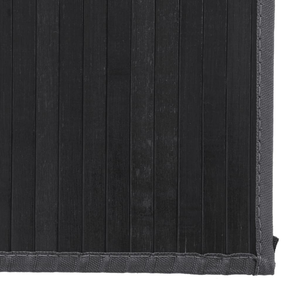 Tepih pravokutni sivi 80 x 300 cm od bambusa