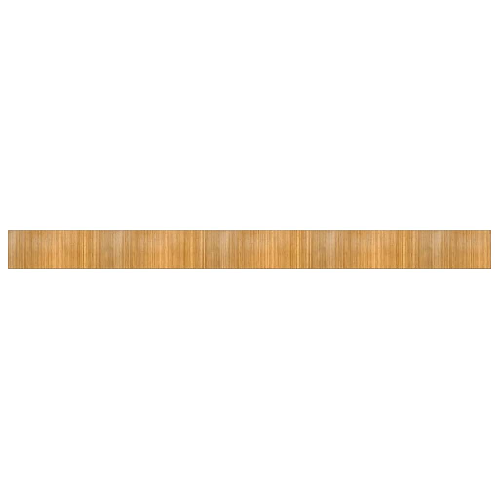 Tepih pravokutni prirodni 80 x 1000 cm od bambusa