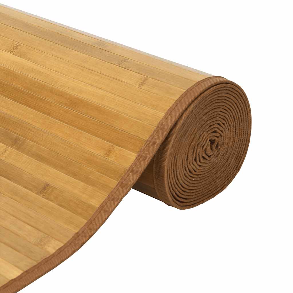 Tepih pravokutni prirodni 80 x 1000 cm od bambusa