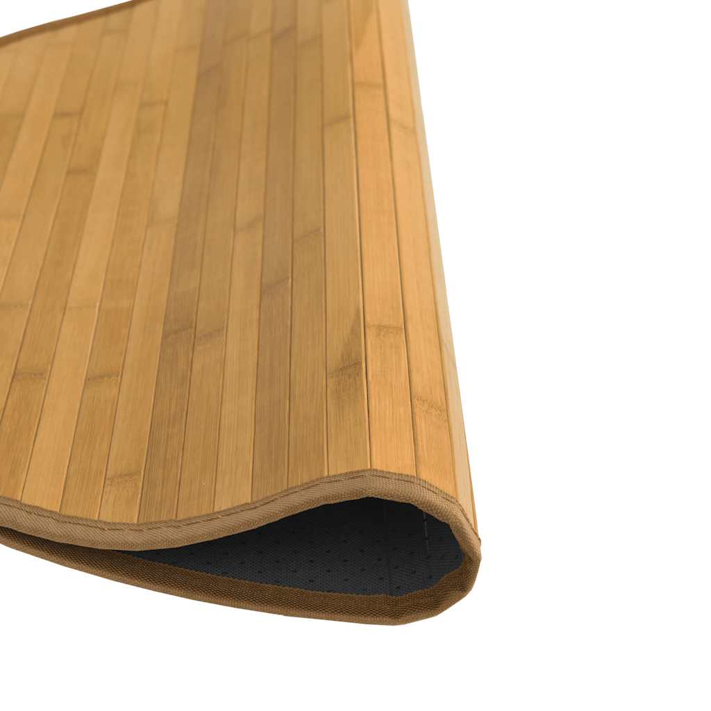Okrugli tepih Prirodni 80 cm Bambus