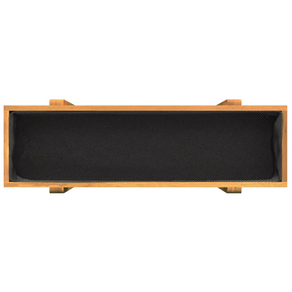 Povišena vrtna gredica 90x30x75 cm od masivnog bagremovog drva