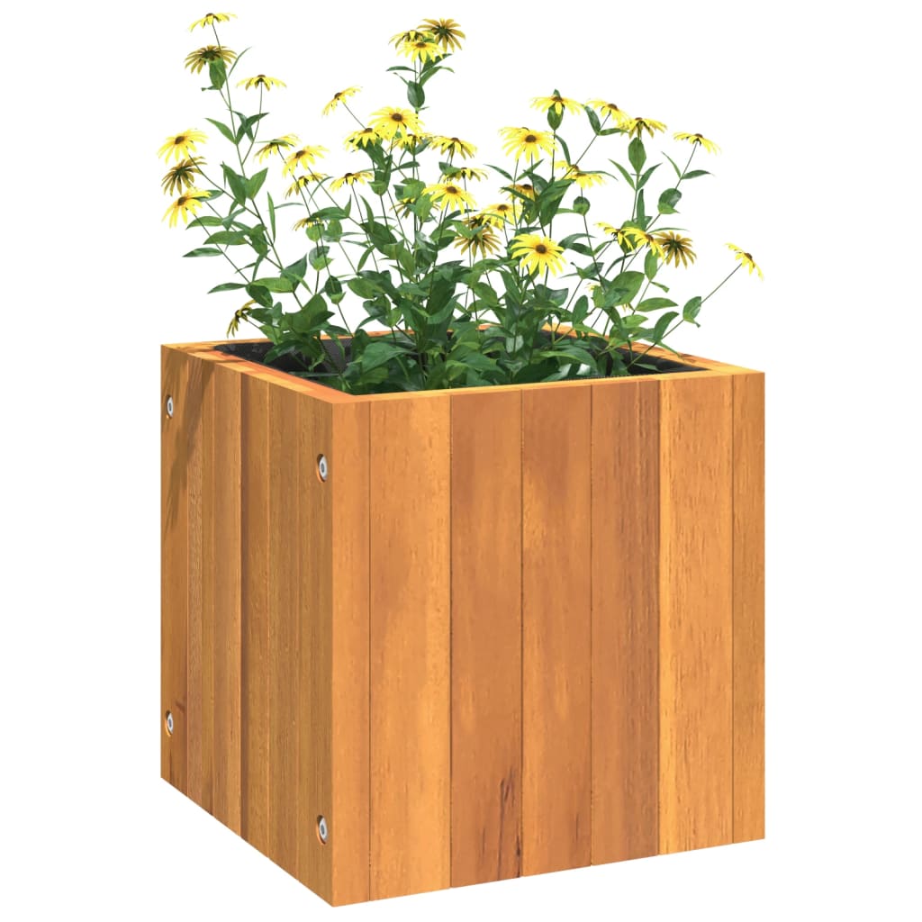 Vrtna sadilica 25x25x25 cm od masivnog bagremovog drva