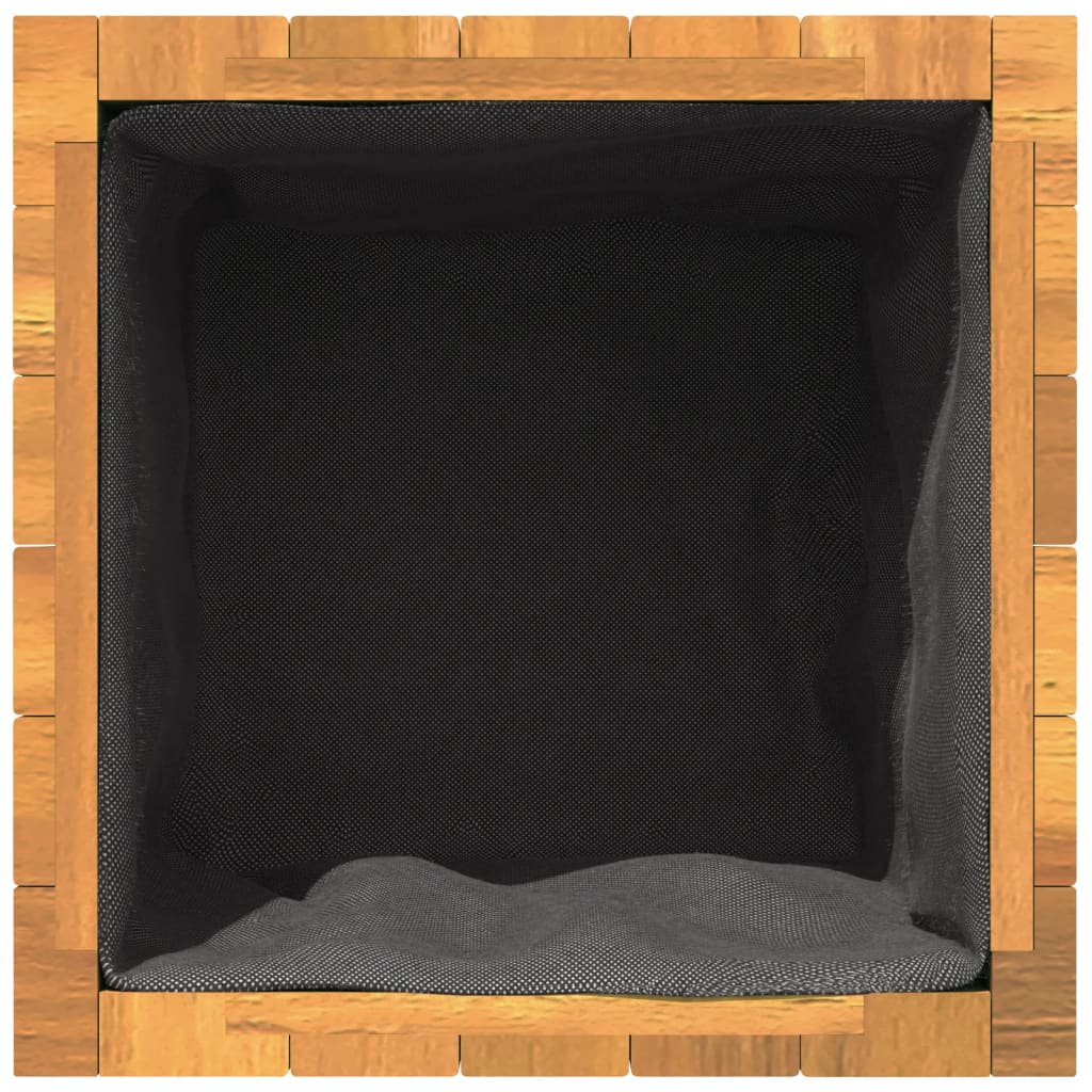 Vrtna sadilica 45 x 45 x 45 cm od masivnog bagremovog drva