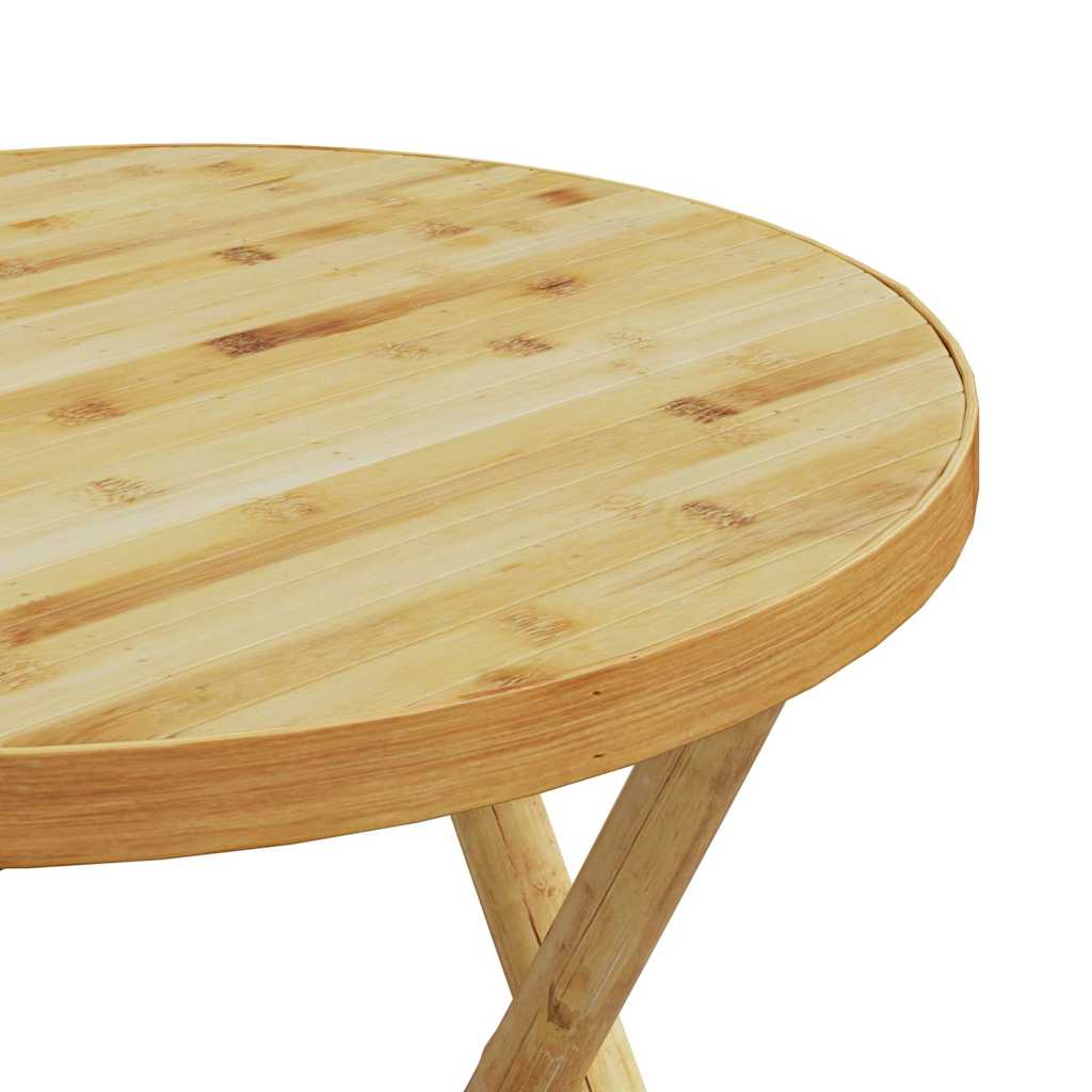 Sklopivi vrtni stol Ø55 x 75 cm od bambusa
