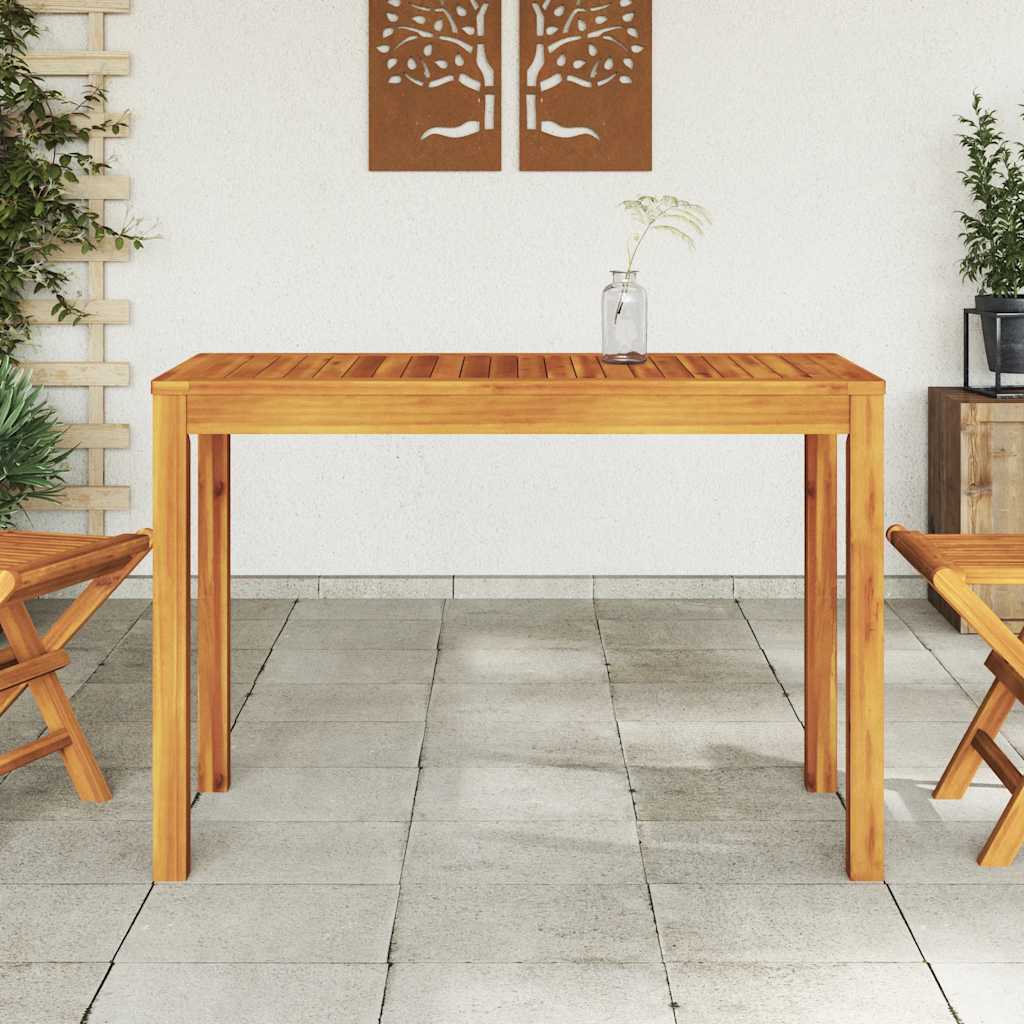 Vrtni blagovaonski stol 110 x 55 x 75 cm masivno bagremovo drvo