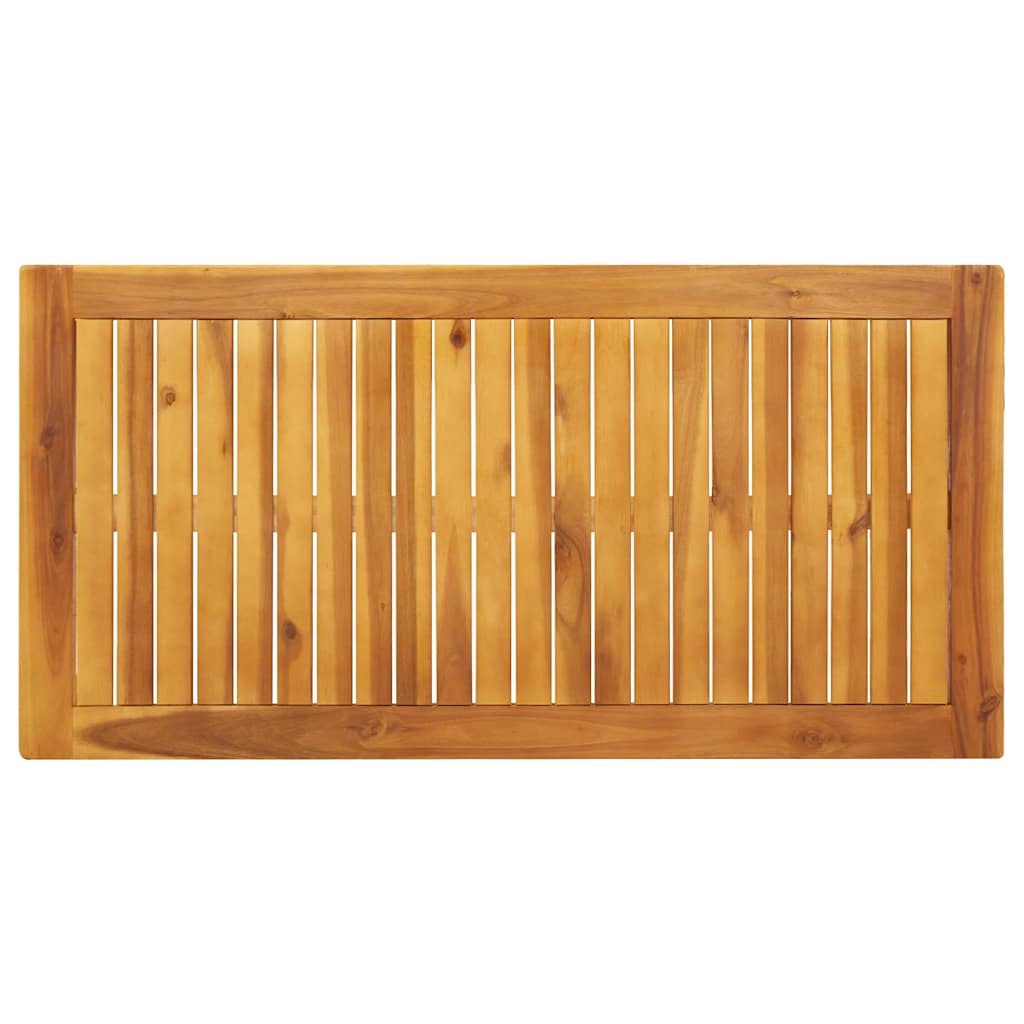 Vrtni blagovaonski stol 110 x 55 x 75 cm masivno bagremovo drvo