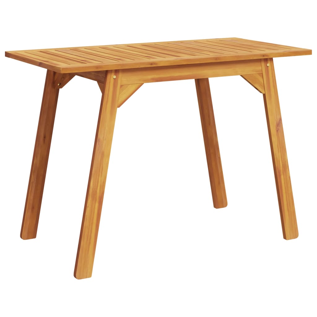 Vrtni blagovaonski stol 110 x 56 x 75 cm masivno bagremovo drvo