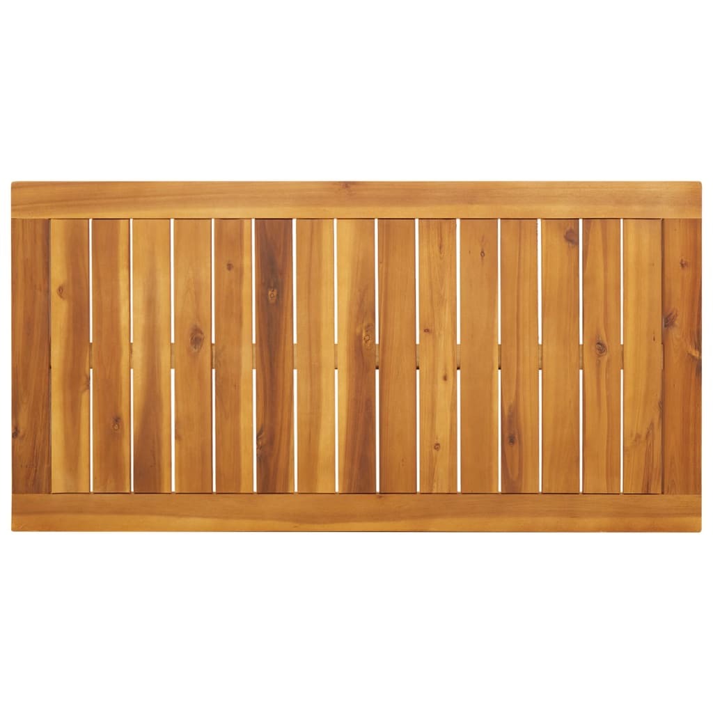 Vrtni blagovaonski stol 110 x 56 x 75 cm masivno bagremovo drvo
