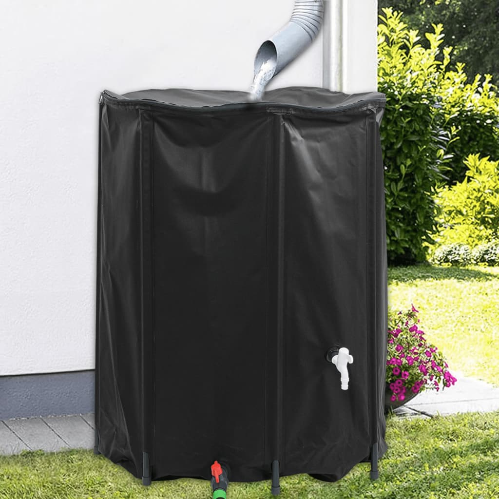 Spremnik za vodu sa slavinom sklopivi 750 L PVC