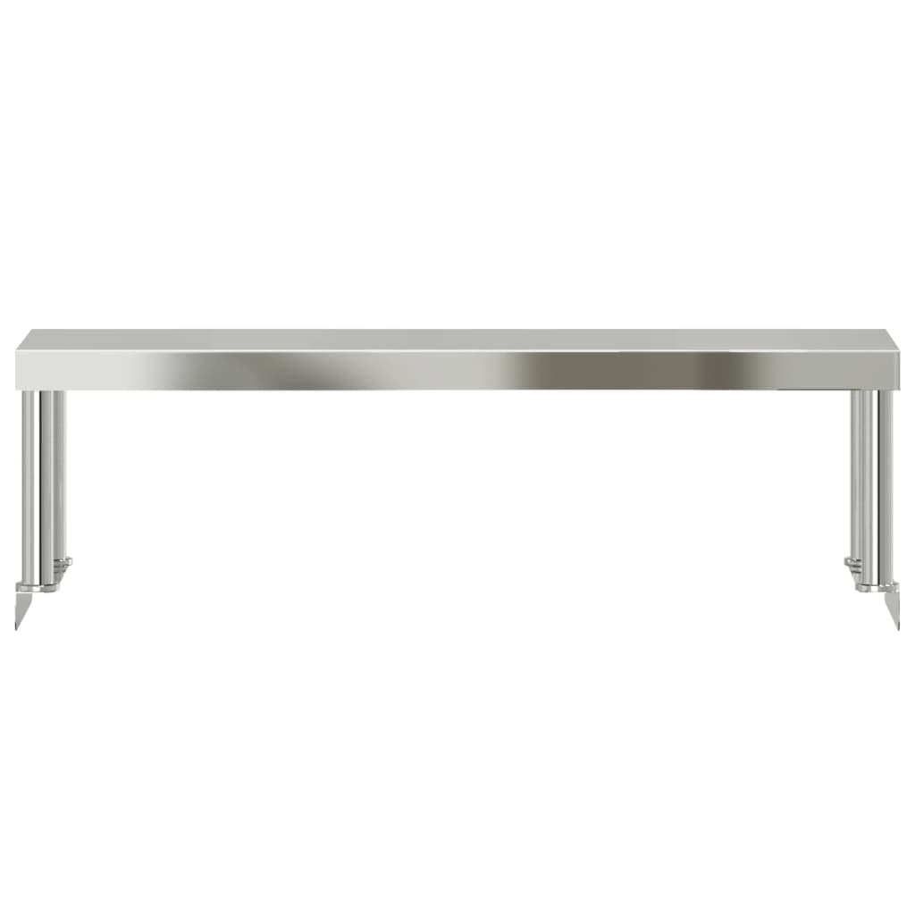 Polica za radni stol 110 x 30 x 35 cm od nehrđajućeg čelika