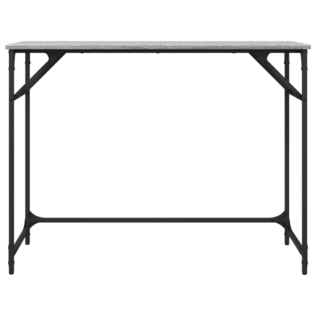 Radni stol boja hrasta 100x45x76 cm konstruirano drvo i čelik