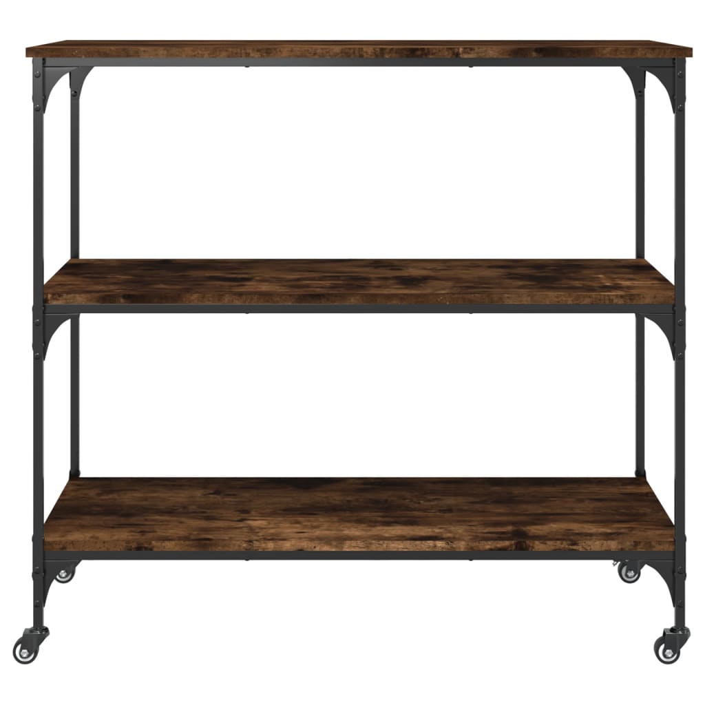 Kuhinjska kolica boja hrasta 102 x 50 x 95 cm konstruirano drvo