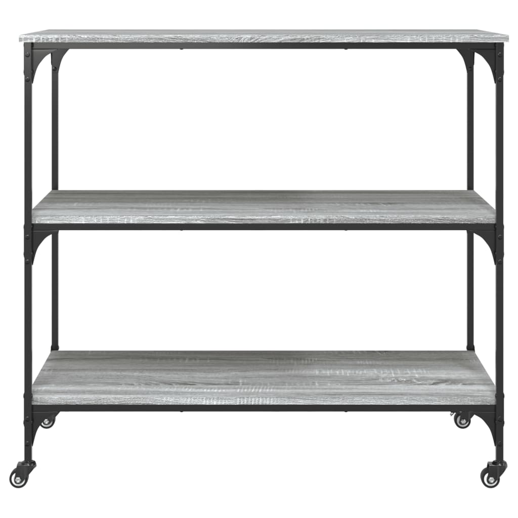 Kuhinjska kolica boja hrasta 102 x 50 x 95 cm konstruirano drvo