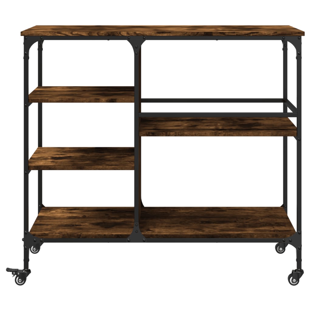 Kuhinjska kolica boja hrasta 100x45x89,5 cm konstruirano drvo