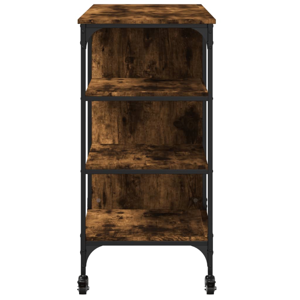 Kuhinjska kolica boja hrasta 100x45x89,5 cm konstruirano drvo