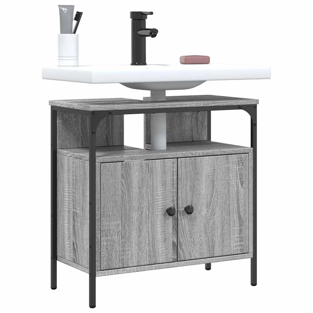 Ormarić za umivaonik boja hrasta 60x30x60 cm konstruirano drvo
