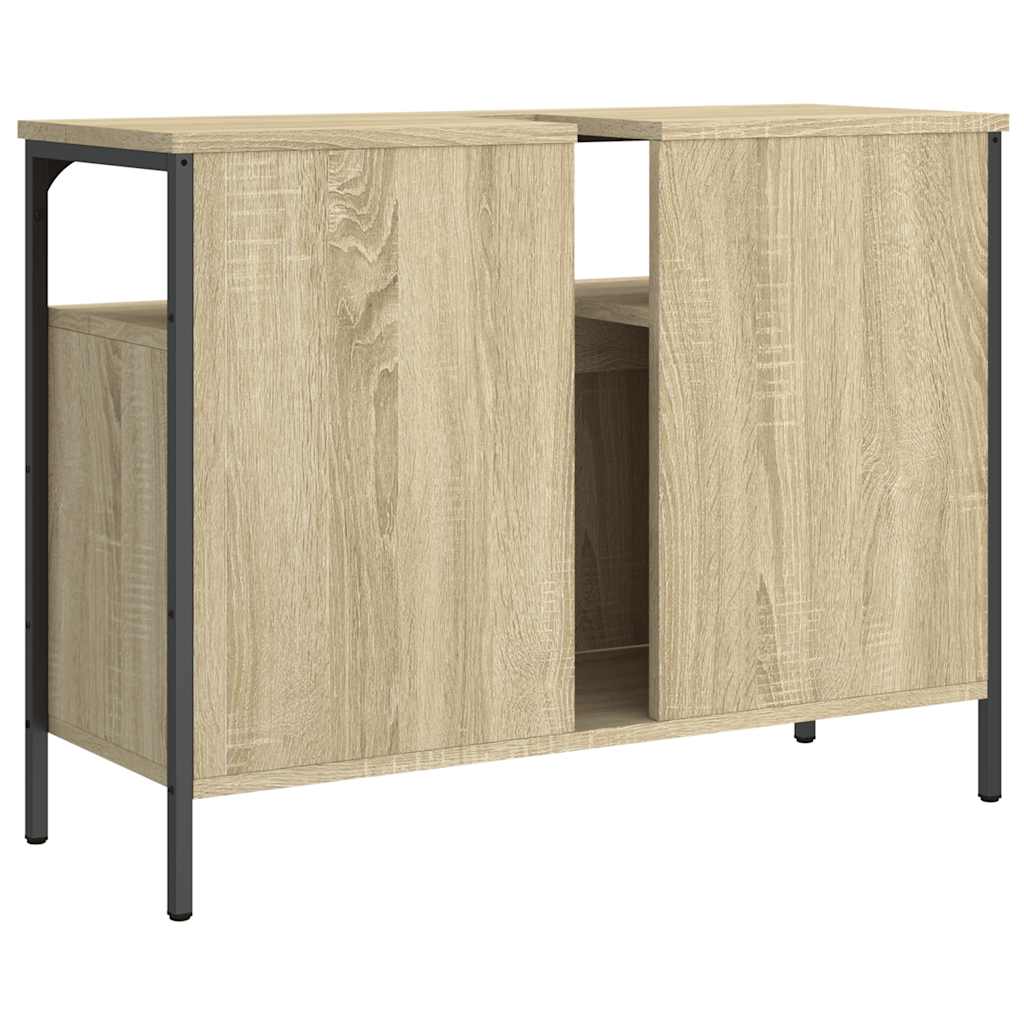 Ormarić za umivaonik boja hrasta sonome 80 x 30 x 60 cm drveni