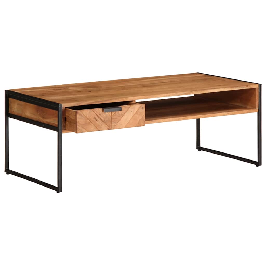 Stolić za kavu 110 x 55 x 40 cm od masivnog bagremovog drva