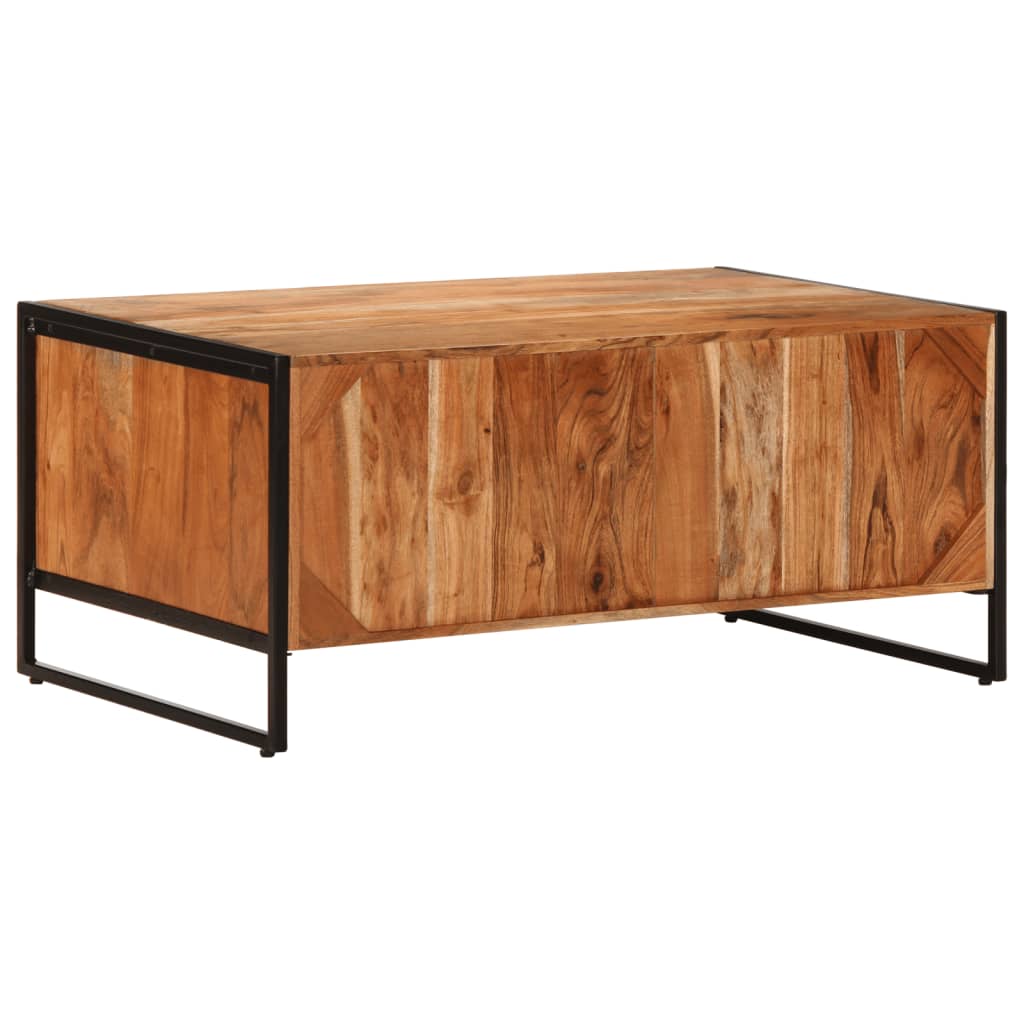 Stolić za kavu 90x55x40 cm od masivnog drva bagrema