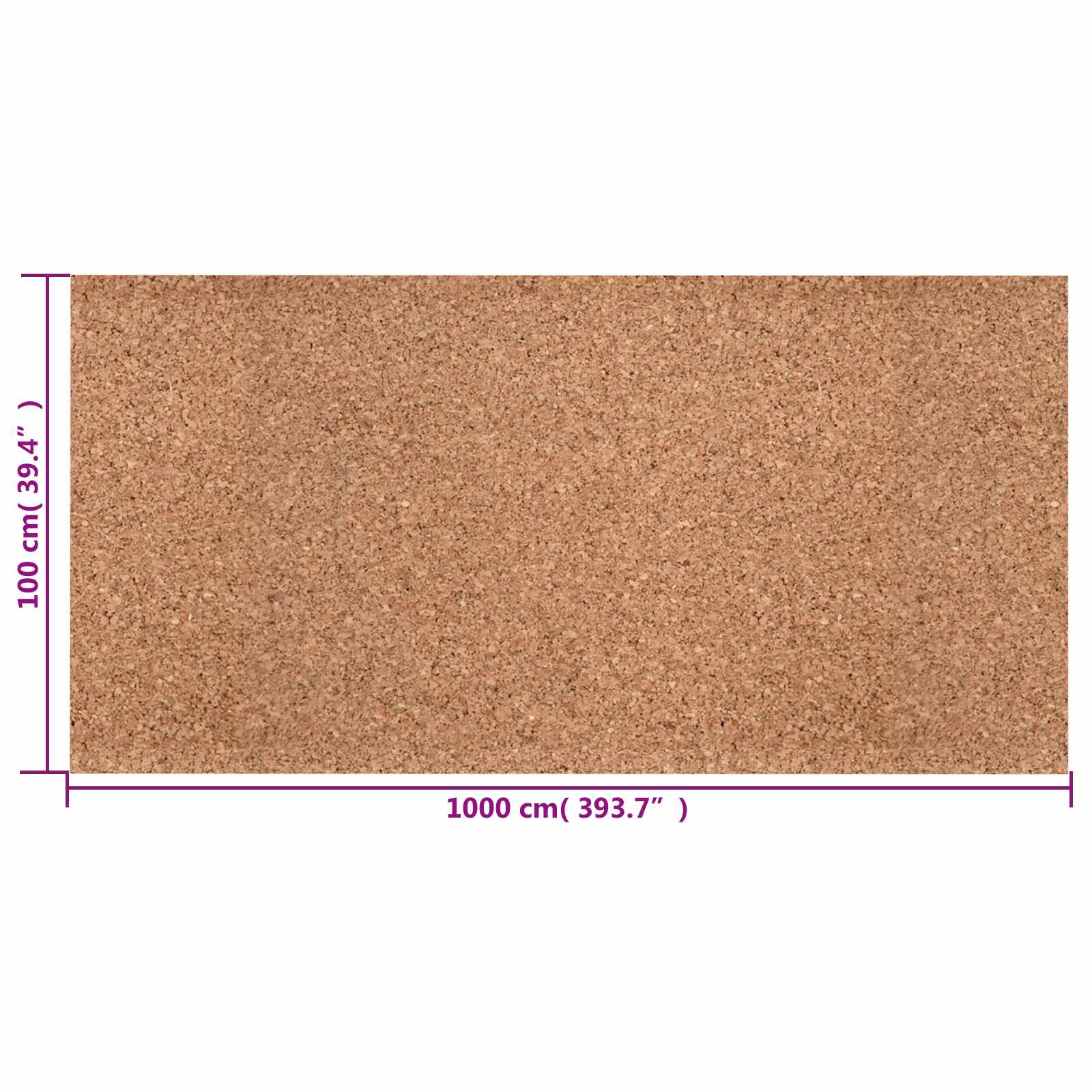 Role pluta Smeđa 100 x 1000 x 0,5 cm Pluta