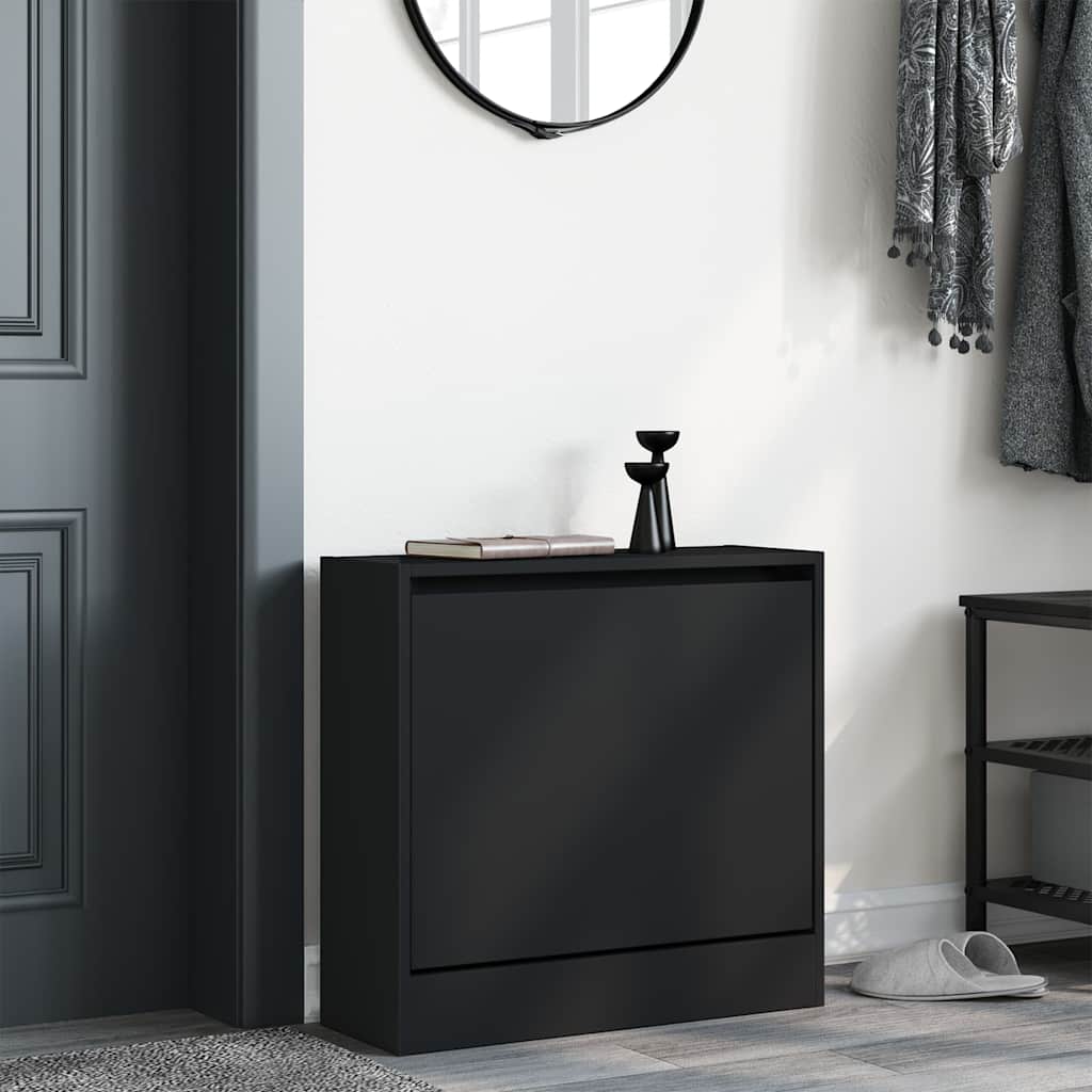 Ormarić za cipele crni 60 x 21 x 57 cm od konstruiranog drva