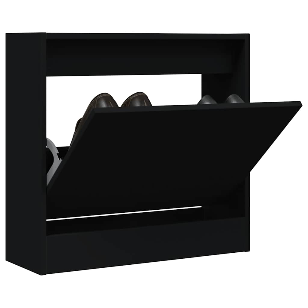 Ormarić za cipele crni 60 x 21 x 57 cm od konstruiranog drva