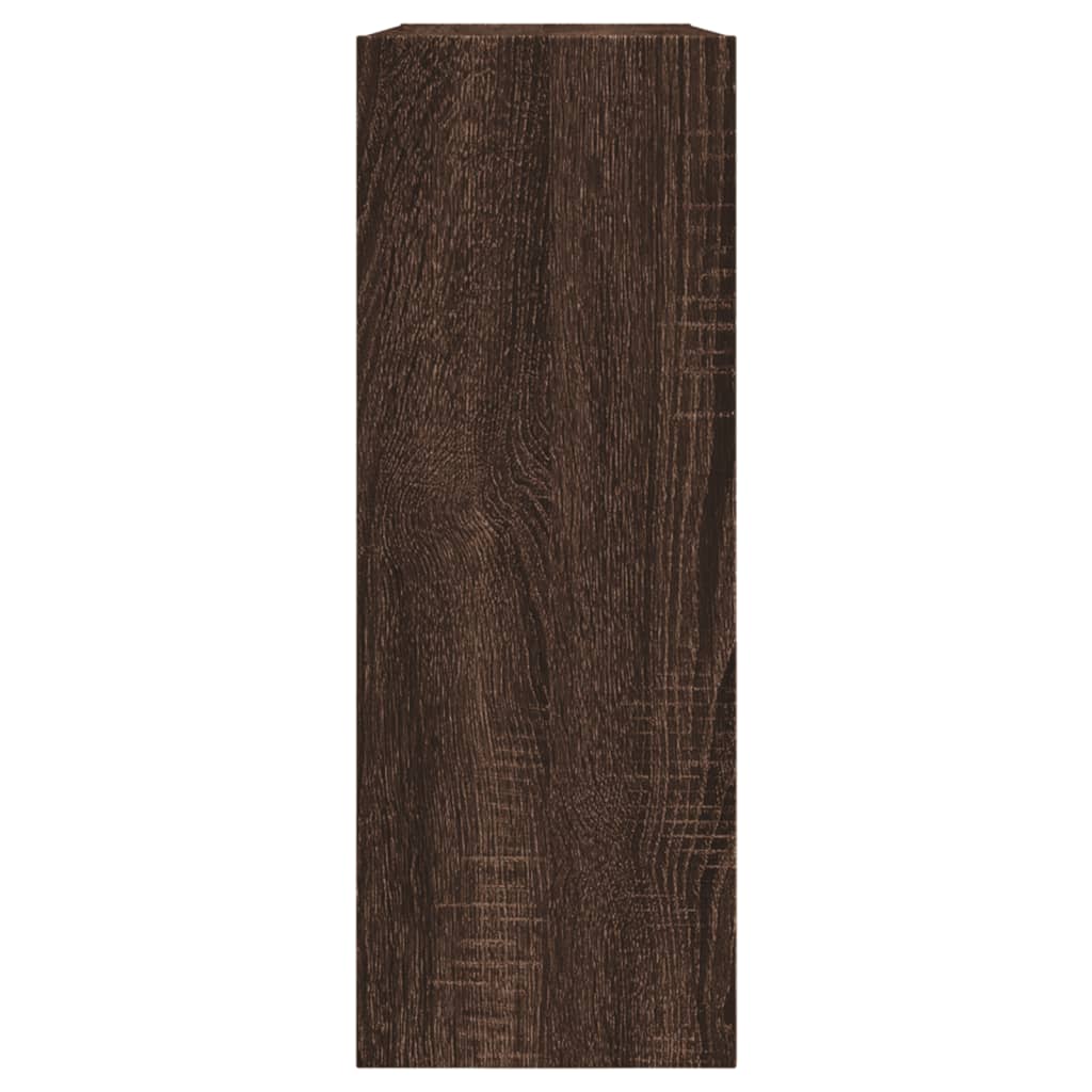 Ormarić za cipele boja hrasta 80x21x57 cm konstruirano drvo