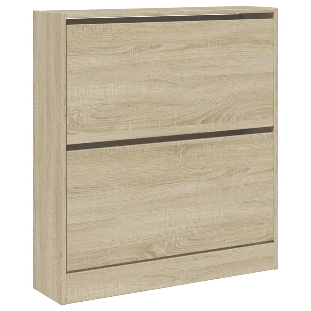 Ormarić za cipele boja hrasta 80x21x87,5 cm konstruirano drvo