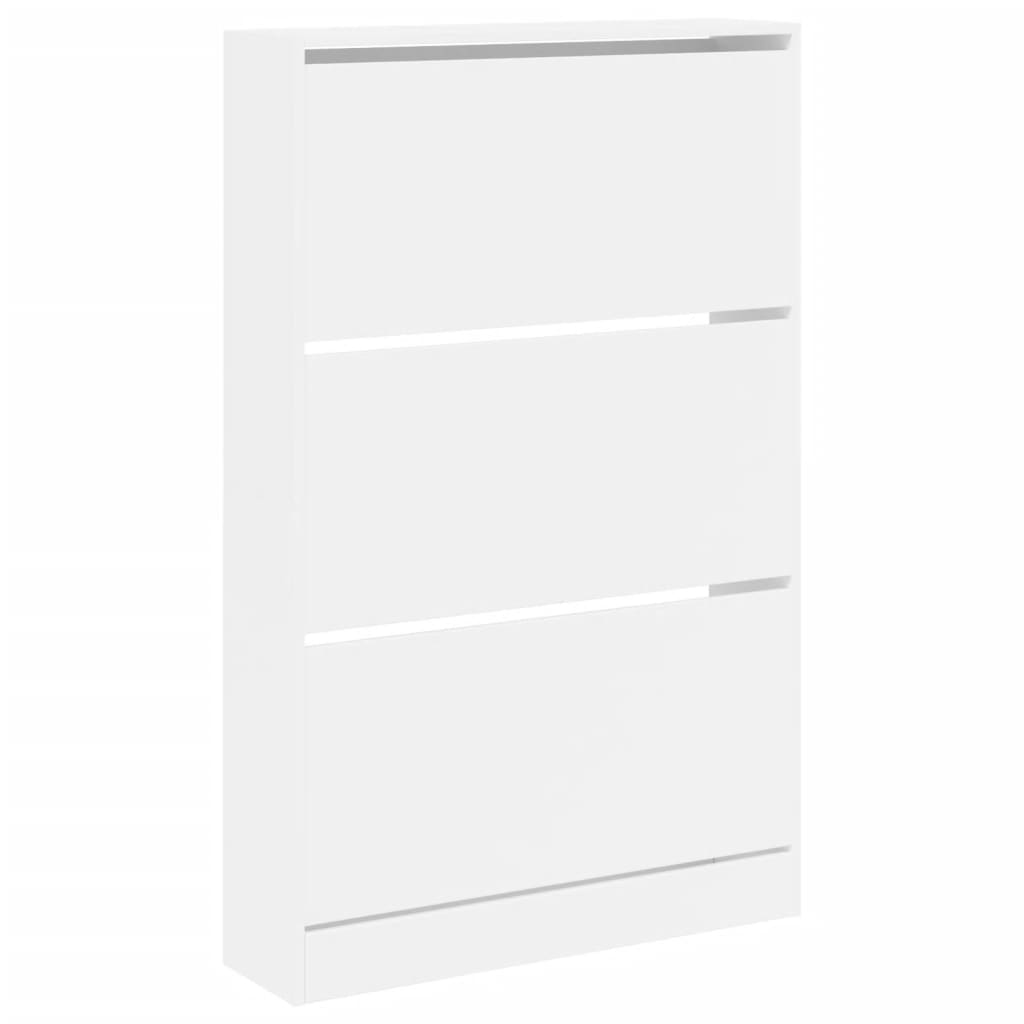 Ormarić za cipele bijeli 80x21x125,5 cm od konstruiranog drva