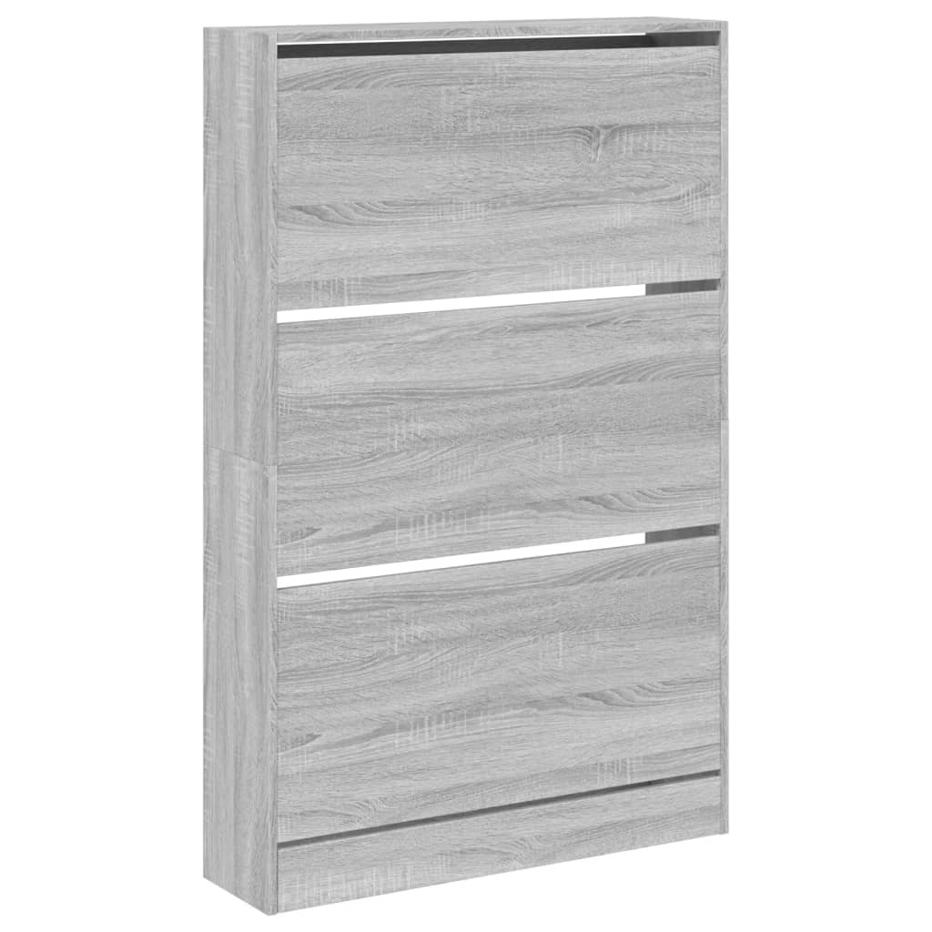 Ormarić za cipele boja hrasta 80x21x125,5 cm konstruirano drvo