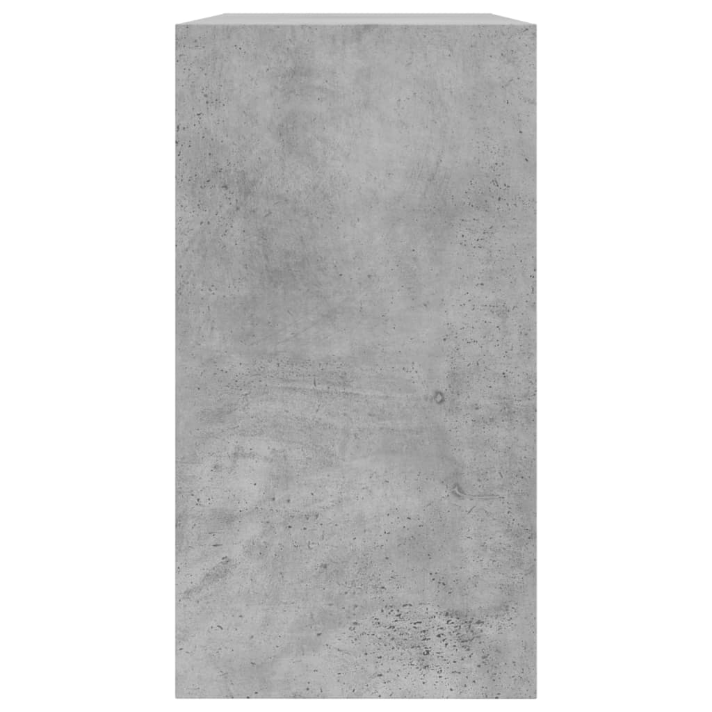Ormarić za cipele boja betona 80x34x63 cm konstruirano drvo