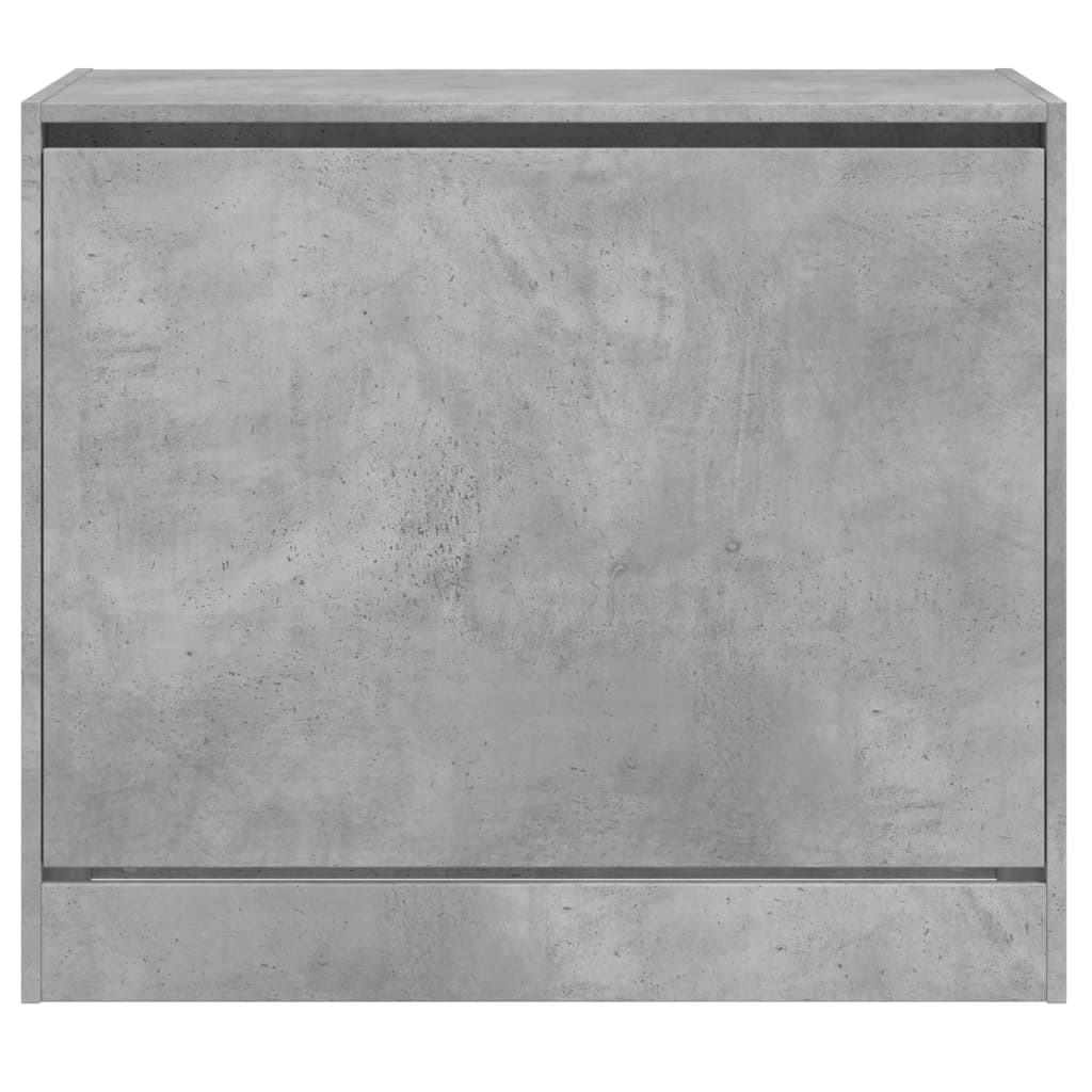 Ormarić za cipele boja betona 80x42x69 cm konstruirano drvo