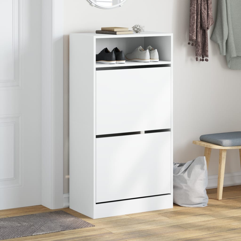 Ormarić za cipele bijeli 60 x 34 x 116 cm od konstruiranog drva