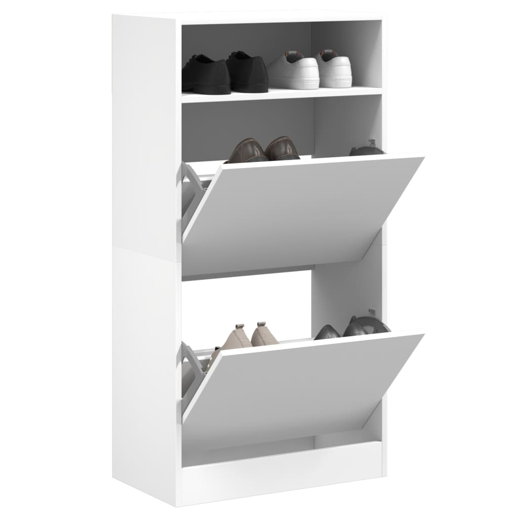 Ormarić za cipele bijeli 60 x 34 x 116 cm od konstruiranog drva