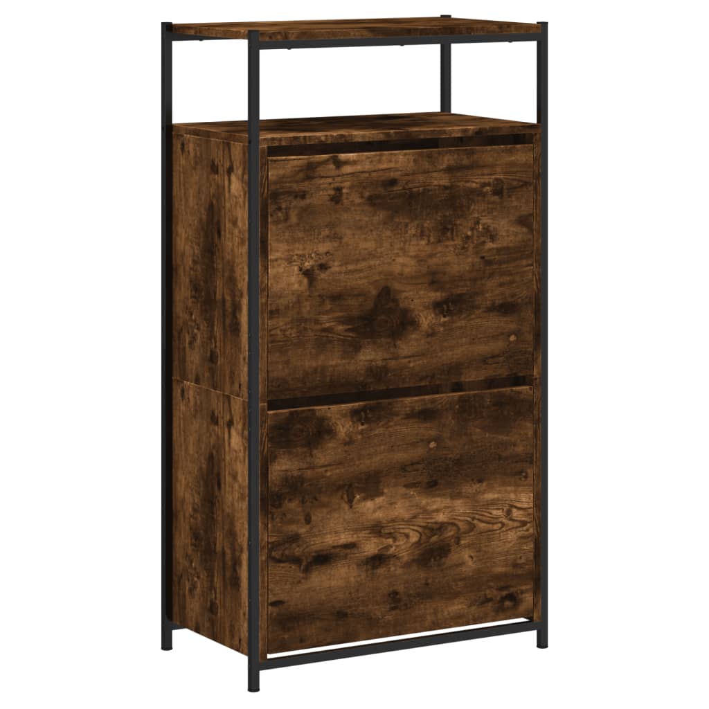 Ormarić za cipele boja hrasta 60x34x112 cm konstruirano drvo
