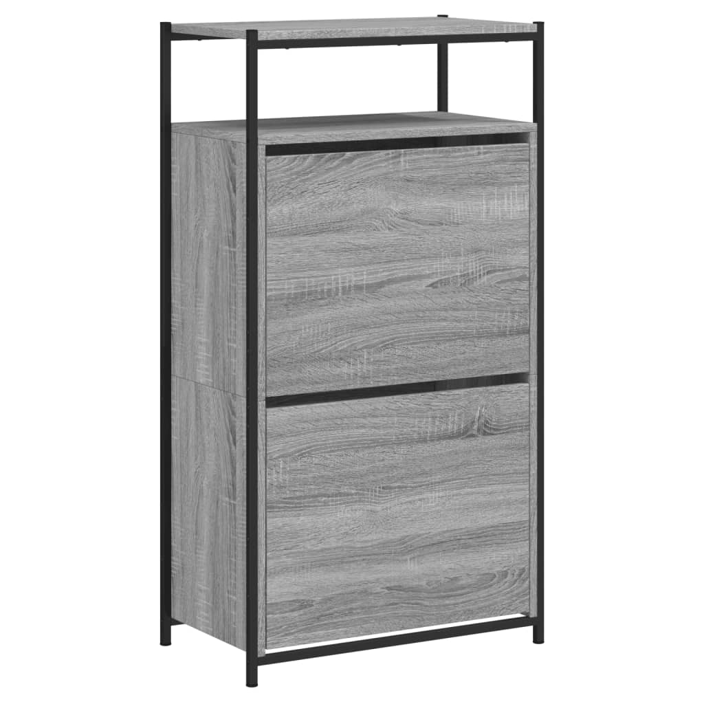 Ormarić za cipele boja hrasta 60x34x112 cm konstruirano drvo