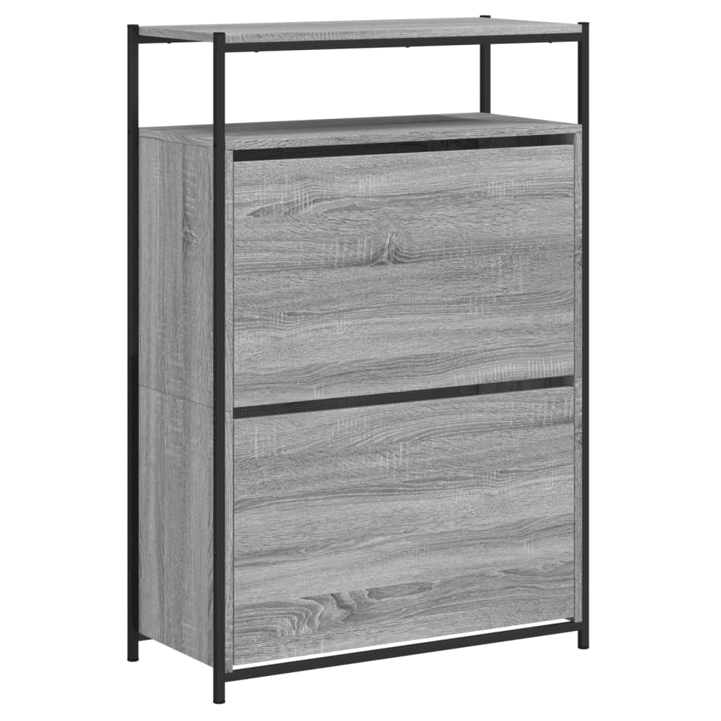 Ormarić za cipele boja hrasta 75x34x112 cm konstruirano drvo