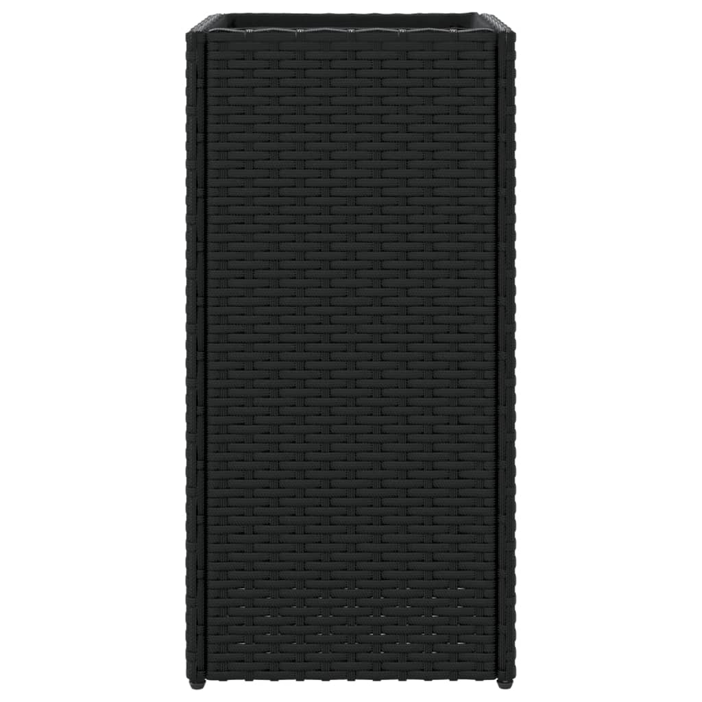 Vrtna sadilica crna 30 x 30 x 60 cm od poliratana