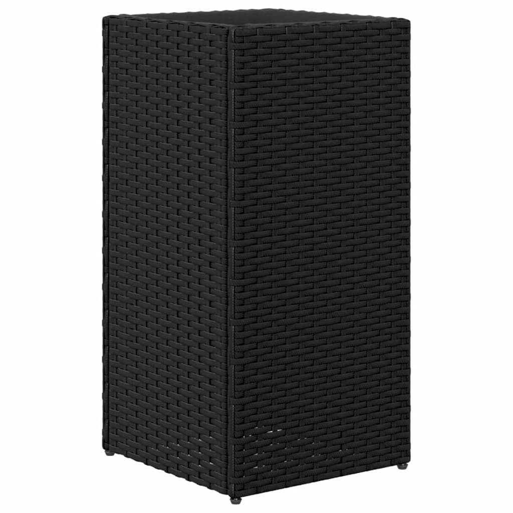 Vrtna sadilica crna 30 x 30 x 60 cm od poliratana