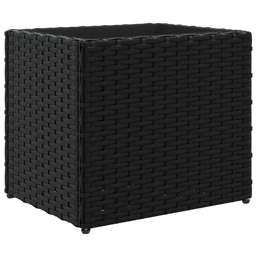 Vrtna sadilica crna 36 x 30 x 32 cm od poliratana