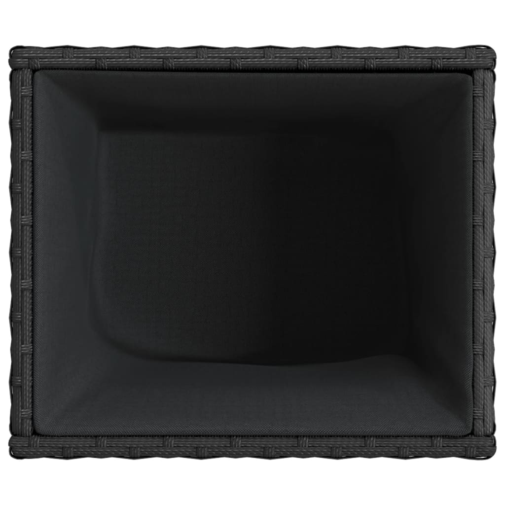 Vrtna sadilica crna 36 x 30 x 32 cm od poliratana