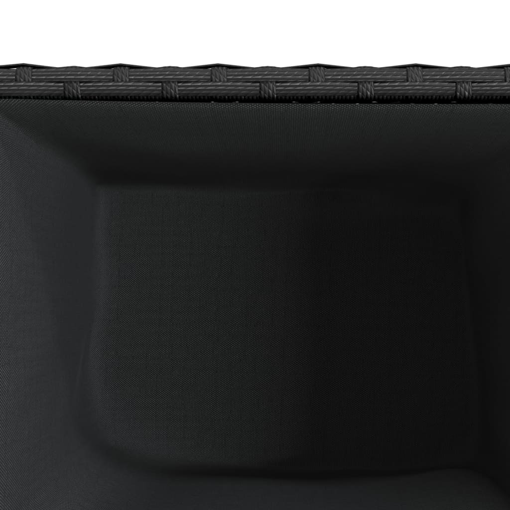 Vrtna sadilica crna 36 x 30 x 32 cm od poliratana
