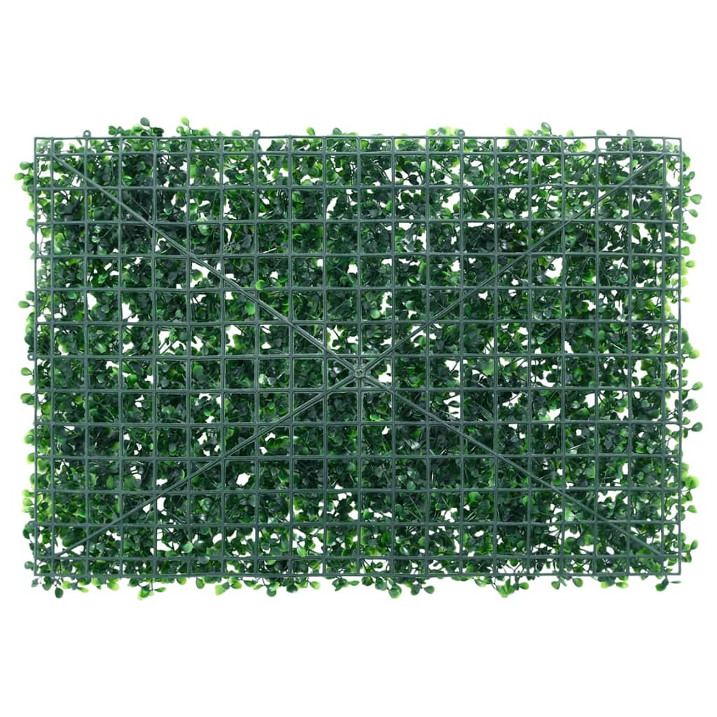 Ograda od umjetnog lišća 6 kom zelena 40 x 60 cm