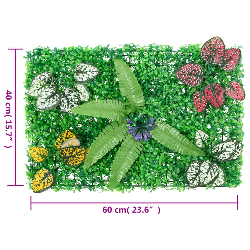 Ograda od umjetnih biljaka 6 kom zelena 40 x 60 cm