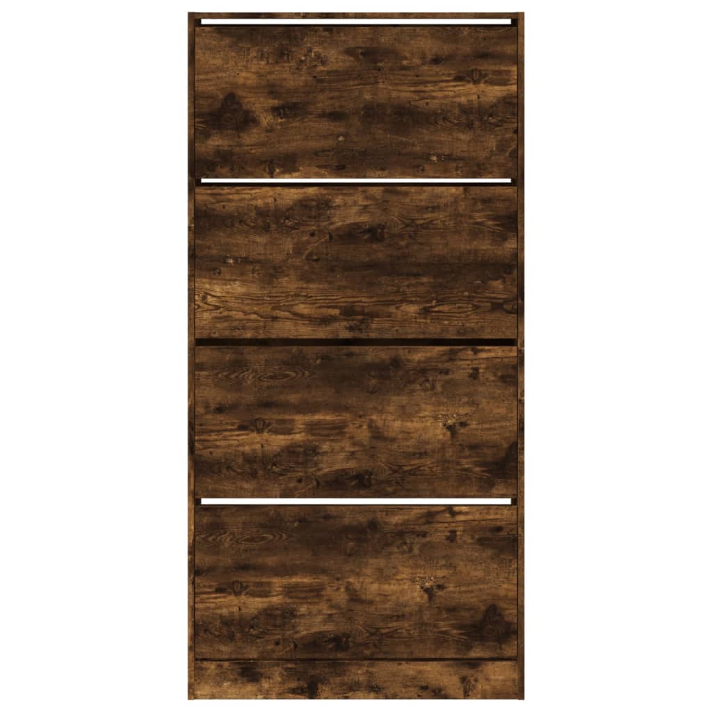 Ormarić za cipele s 4 ladice boja hrasta 80 x 21 x 163,5 cm