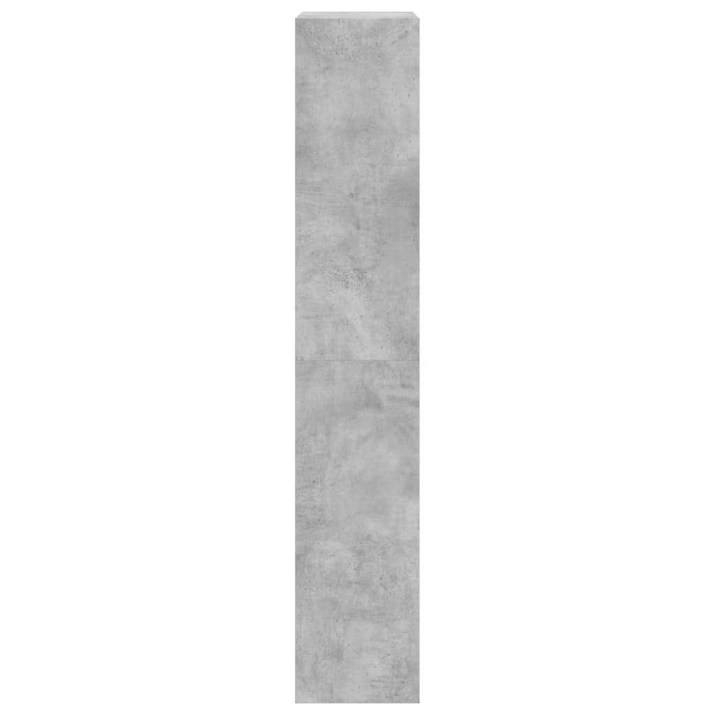 Ormarić za cipele s 4 ladice siva boja betona 60x34x187,5 cm