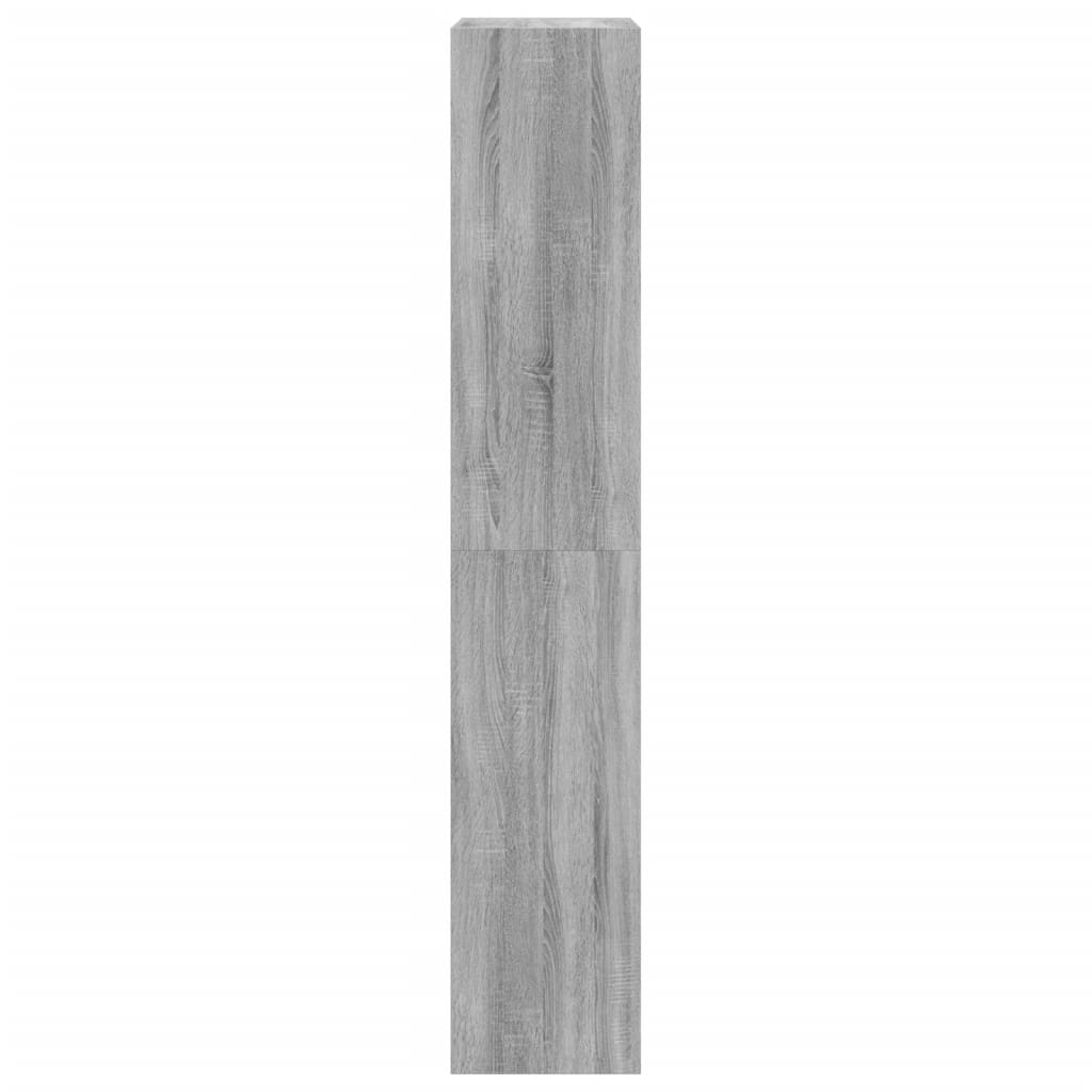 Ormarić za cipele s 4 ladice siva boja hrasta 60x34x187,5 cm