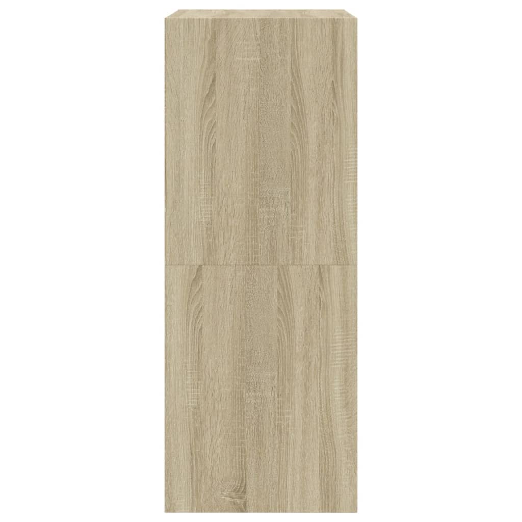 Ormarić za cipele s 2 ladice boja hrasta 80x42x108 cm