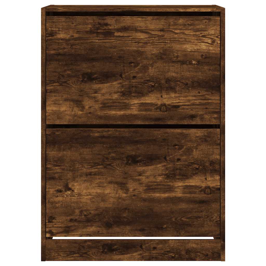 Ormarić za cipele s 2 ladice boja hrasta 80x42x108 cm